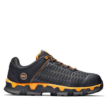 Timberland Férfi PRO Powertrain Sport Alloy Toe EH Munkavédelmi Cipő Fekete / Narancssárga